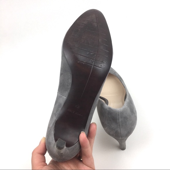 Cole Haan grand os suede leather pumps heels - Picture 5 of 6